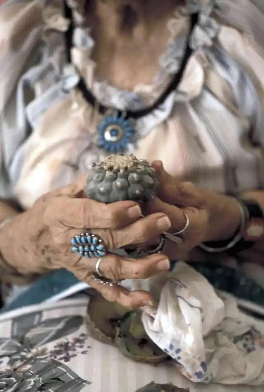 Amada Cardenas Holding Peyote