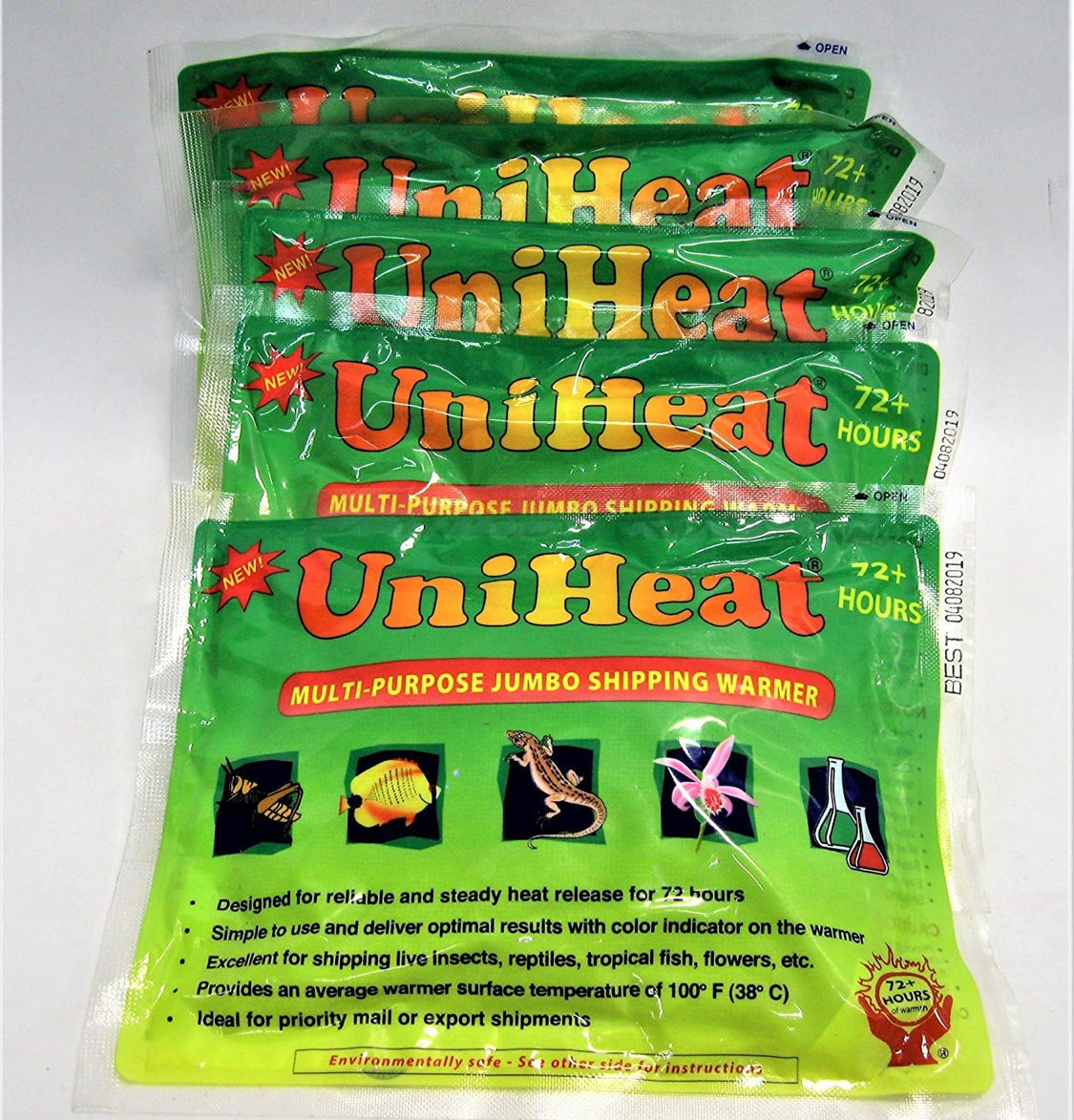 Uniheat 72-hour Heat Pack for Shipping Plants